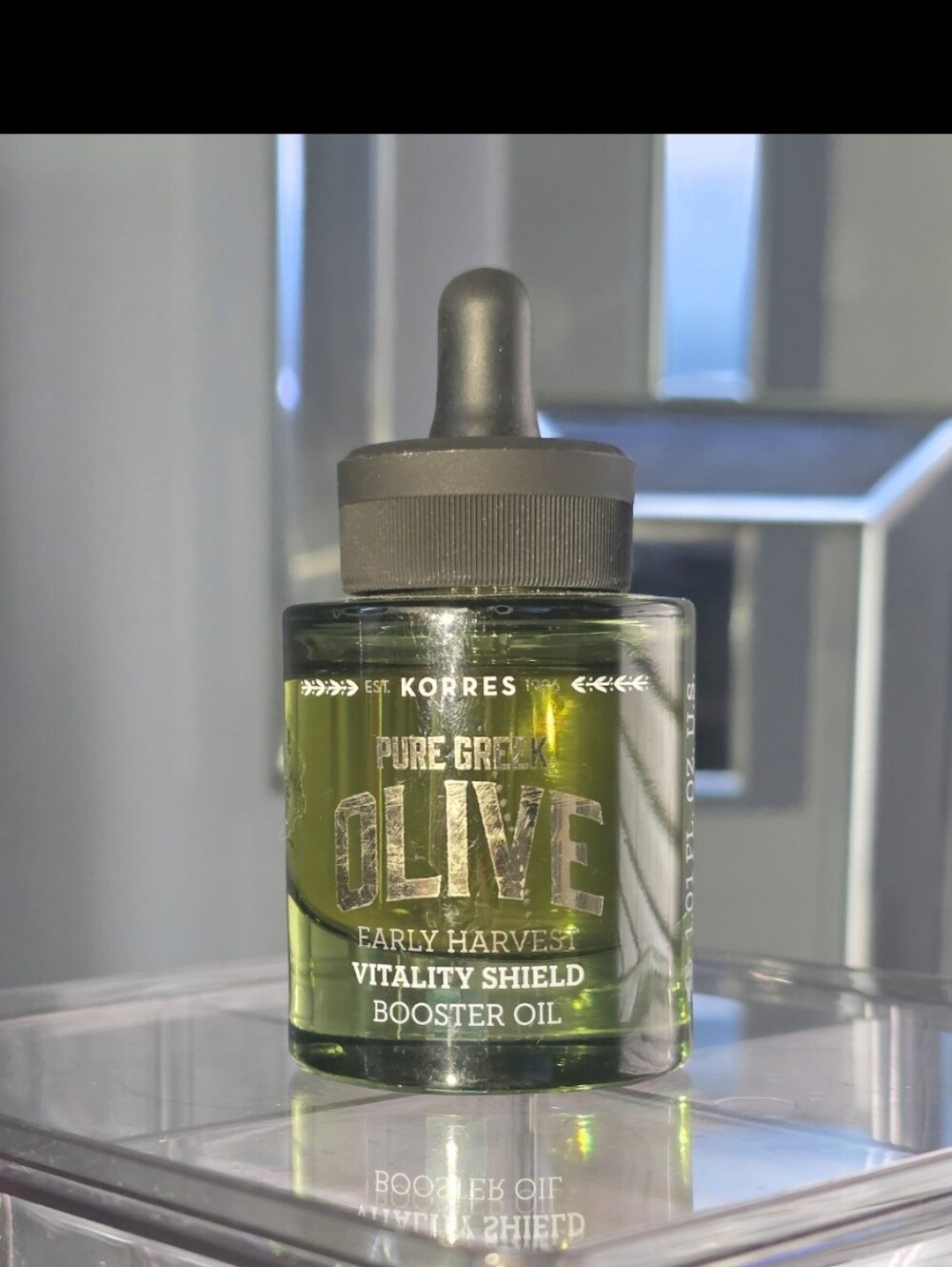 Korres Pure Greek Olive Early Harvest Vitality Shield Booster Oil - 1.01 oz / 30